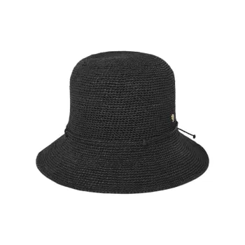 HELEN KAMINSKI Raffia Bucket Hats Women's Black