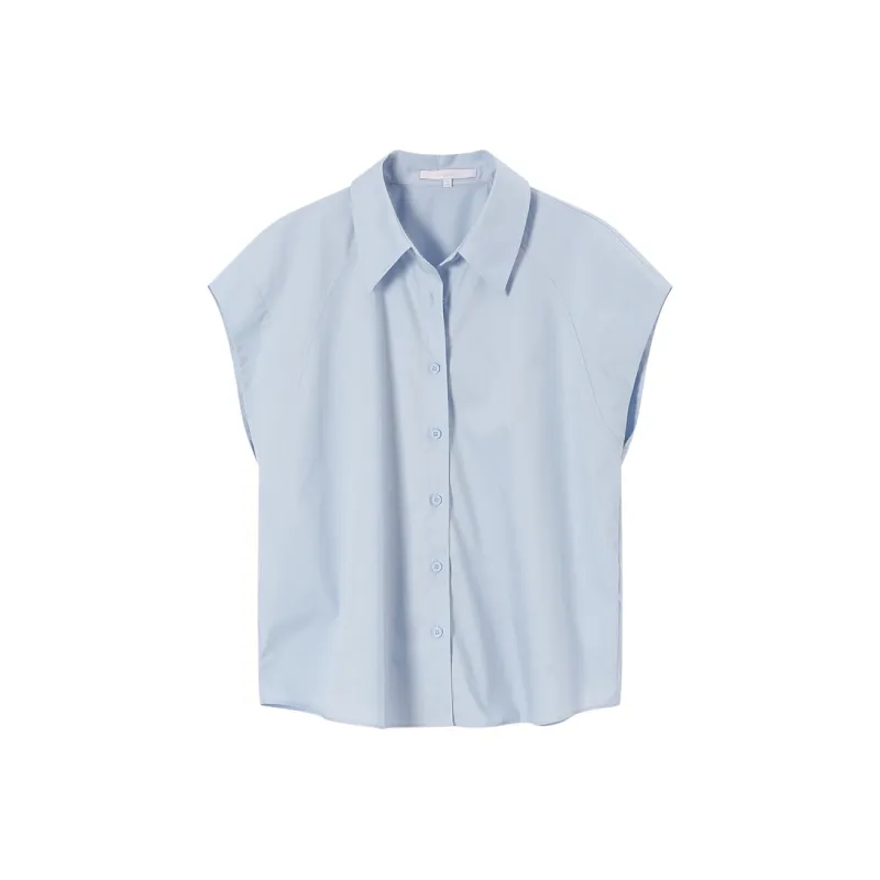 LUYOUYE Shirts Women's Blue-0