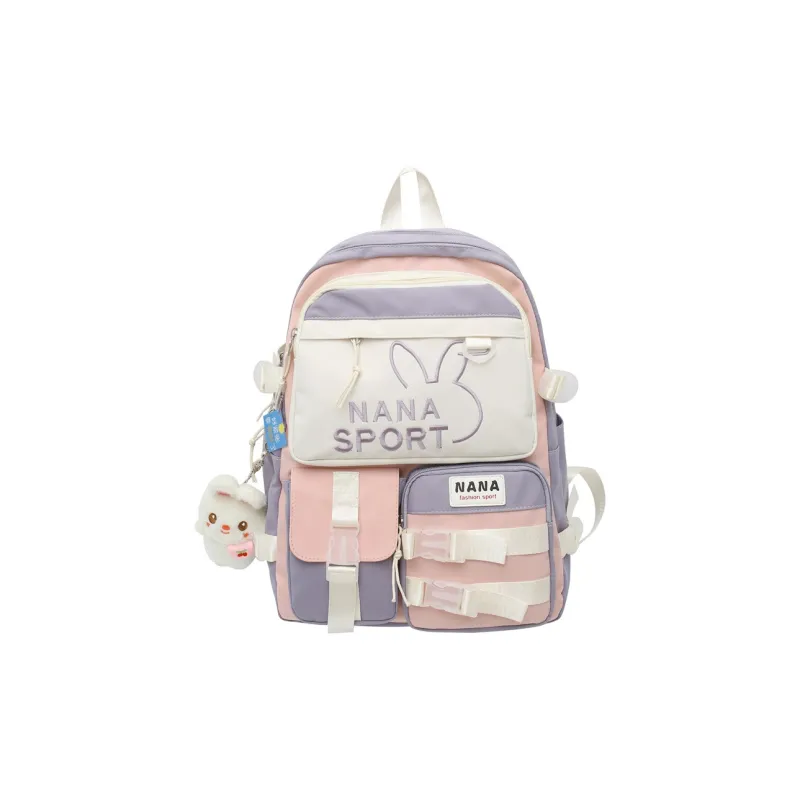 Parker Bear Nylon Backpack Women's Multicolor-5