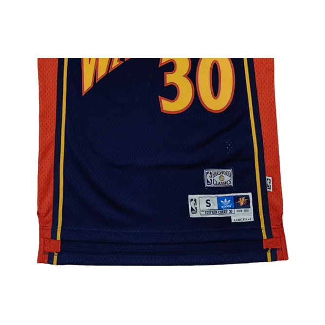 Adidas Originals x NBA Stephen Curry Golden State Warriors Basketball Jersey Unisex Dark Blue-3
