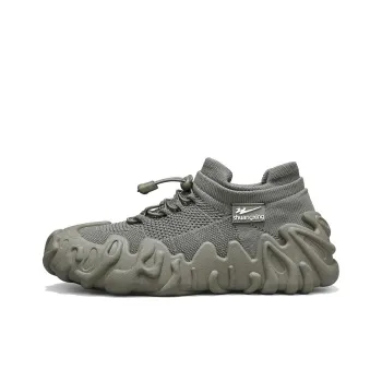 Binary Shoe Liner Cushioning, Lightweight, Breathable, Slip Resistant Low Top Chunky Sneakers Men's Green