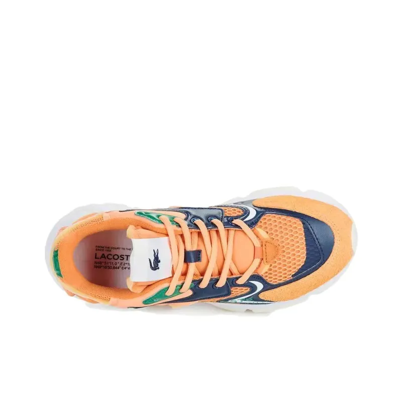 LACOSTE L003 Neo Anti Slip Wear Resistant Low Top Casual Shoes Women's Orange-4