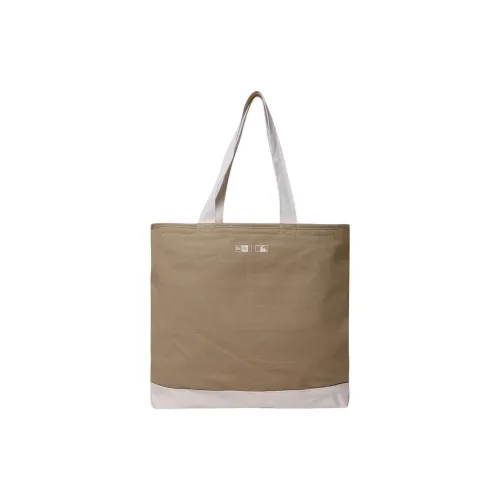New Era Cotton Tote Bag, Shopping Bag, Handbag, Shoulder Bag Unisex Khaki