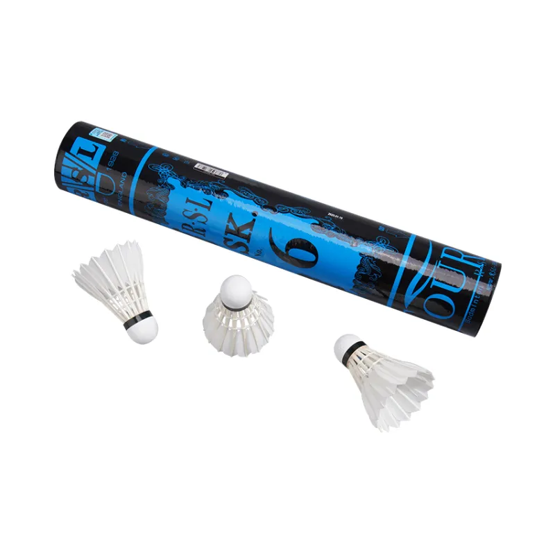RSL SK6 Goose Feather Shuttlecock 12 Pack Goose Feather Shuttlecocks-3