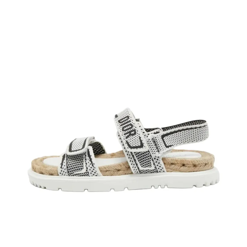 DIOR DiorAct Beach Sandals Women's White-0