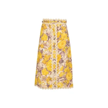 Zimmermann Casual Long Skirts Women's Yellow
