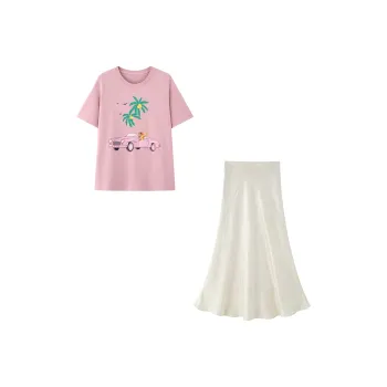 PLANE DRIFT Two Piece Skirt Sets Women's