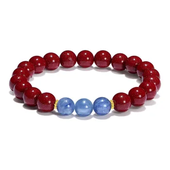 PUTUOSHANWENCHUANG Cinnabar Jade Bracelets Unisex