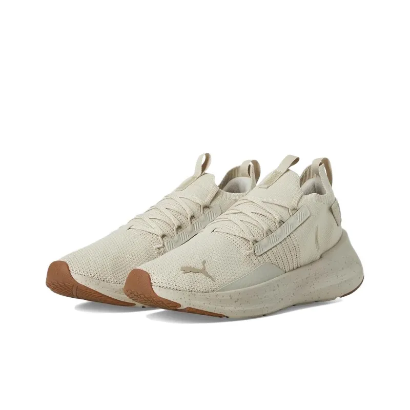 PUMA SOFTRIDE Symmetry Fuzion Slip Resistant And Breathable Low Top Casual Running Shoes Men's Beige-1