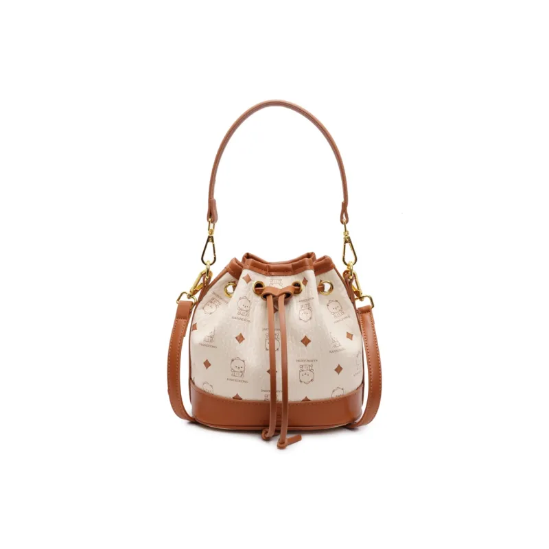 BLAKE FLEETO PU Bucket Bag, Crossbody, One Shoulder Handbag Women's Multicolor-12