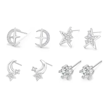 Barbie Copper Alloy Stud Earrings Women's