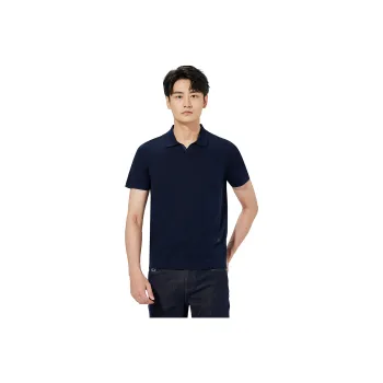 LESS IS MORE Polo Shirts Men Deep Navy Blue 25XTX5271S
