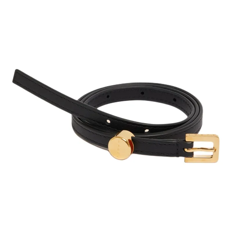 MARNI Buckled Leather Belt-1