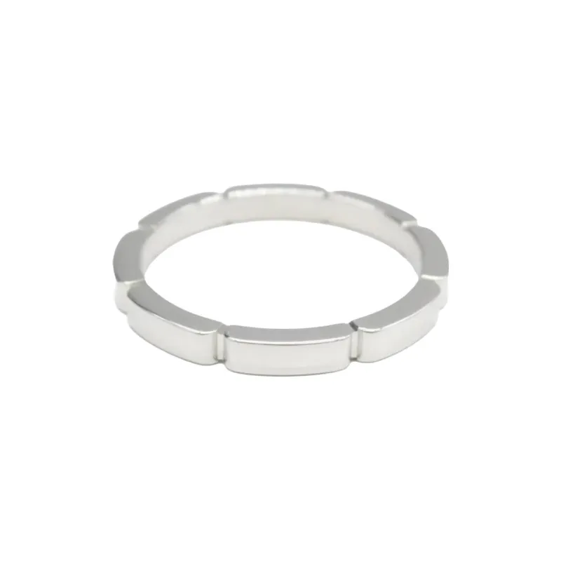 Cartier 2010s 18K White Gold Maillon Panthère Ring-1