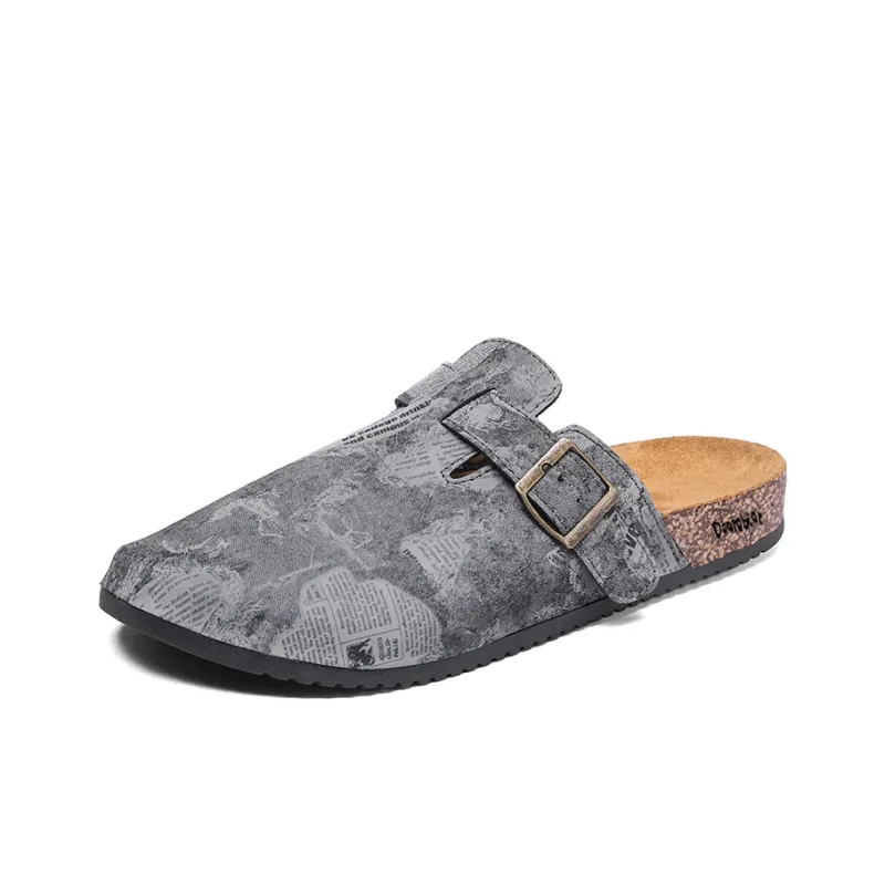 Budding Bear Quiet Odor Resistant Abrasion Resistant Slip Resistant Closed Toe Slippers Unisex-6