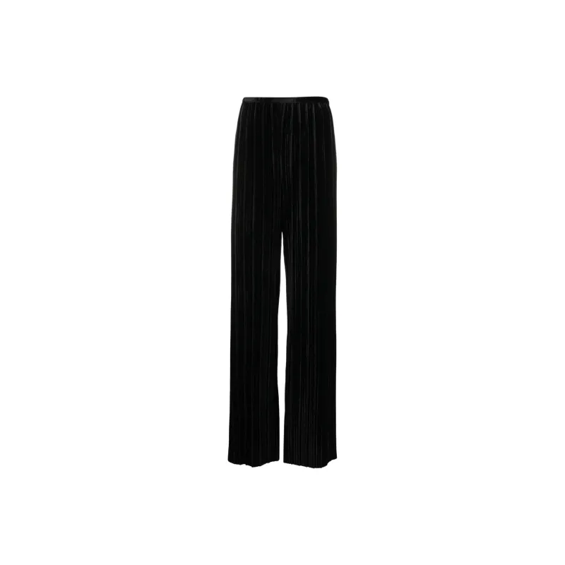 Sabina Musayev Lotem Pleated Velvet Trousers-0
