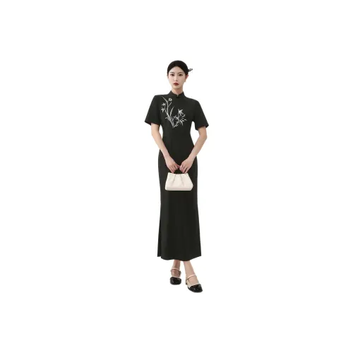 XINGHEHANGE Short Sleeved Dress Women's