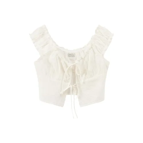 CHUU Chiffon Shirts Women's White