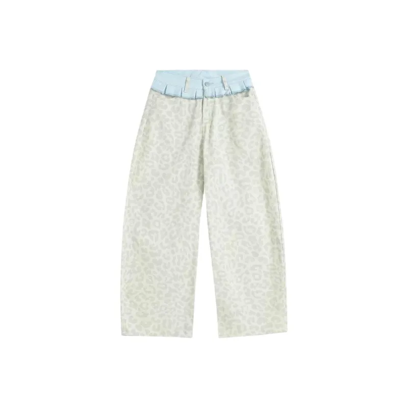 ABCMININ Casual Pants Women's White-0
