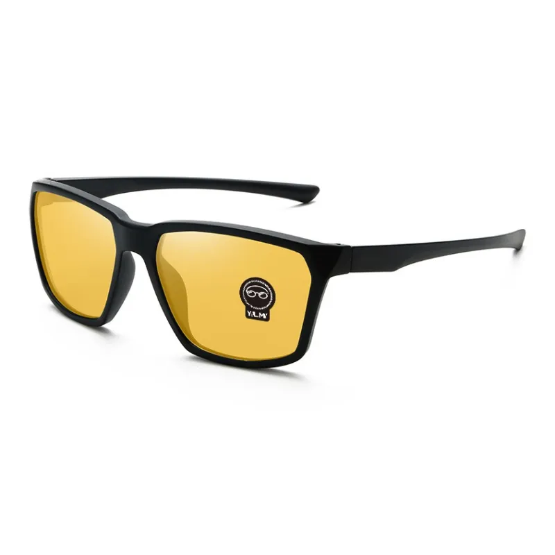 YALMY TR90 Square Sunglasses Men's-3
