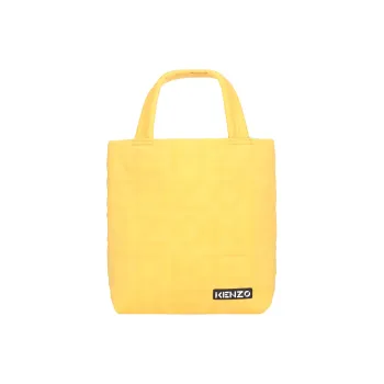 KENZO Polyester Tote Bag Shopping Bag Shoulder Bag Crossbody Bag Handbag Small Size Men's Gold