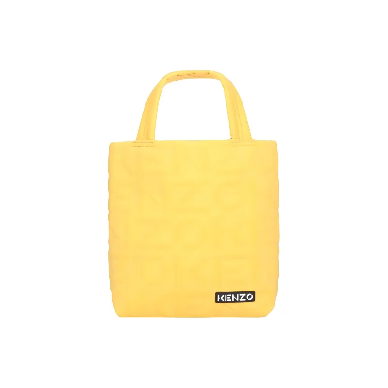 KENZO Polyester Tote Bag Shopping Bag Shoulder Bag Crossbody Bag Handbag Small Size Men's Gold-0
