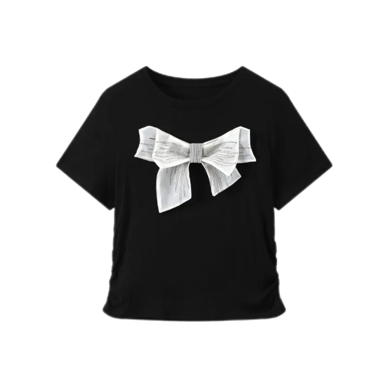 ABBY GODDESS T Shirts Women's Black-0