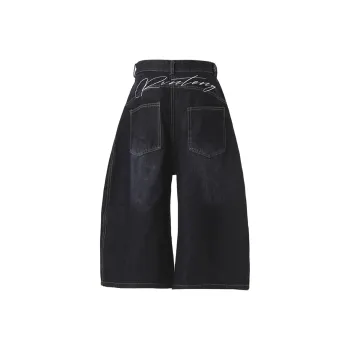 TELENT Denim Shorts Unisex Blue