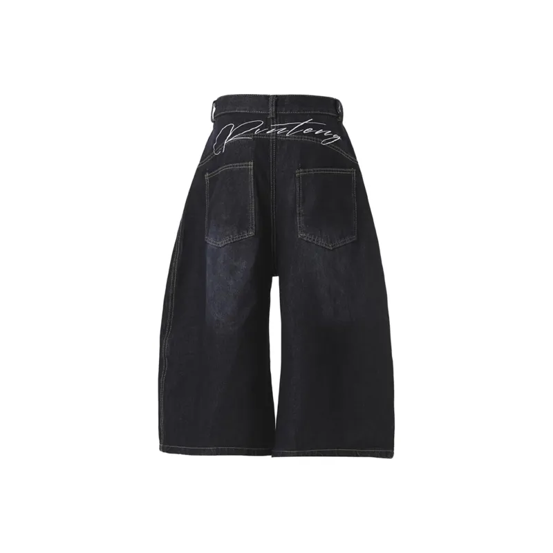 TELENT Denim Shorts Unisex Blue-0