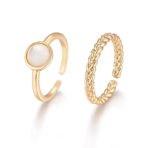 BLINK DAY Copper Alloy Rings Women's