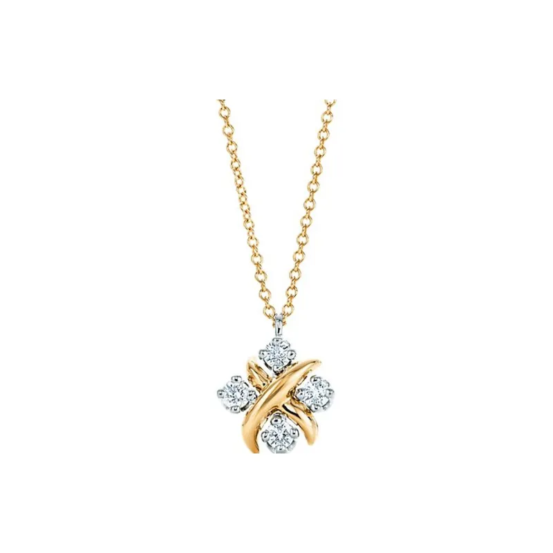 TIFFANY & CO. Schlumberger Series 18K Gold Necklaces Women's Gold-1