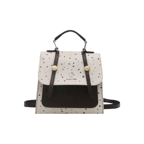 TOUTSEUL YOLO PU Backpack Women's White