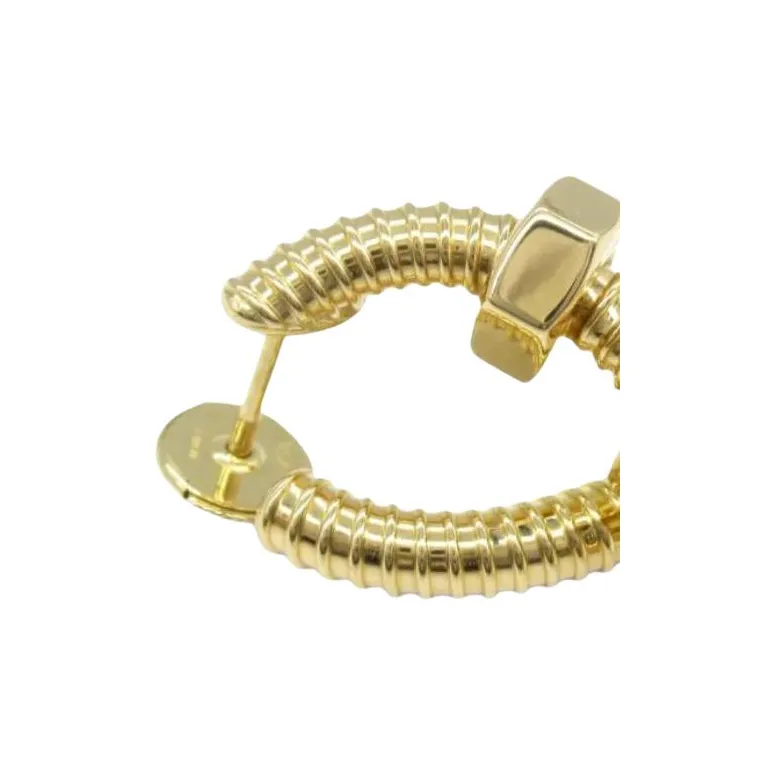 Cartier 2010s 18K Yellow Gold Écrou De Cartier Single Earring-2