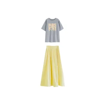 DOKZB Two Piece Skirt Sets Women's