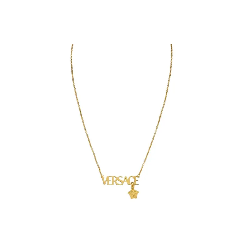 VERSACE Logo lettering Necklace-0
