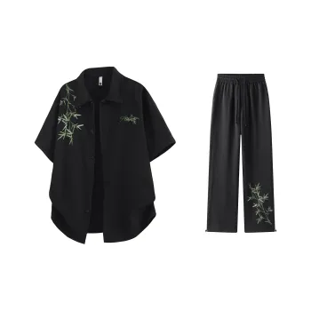 JINBEILE Shirt Matching Set Unisex