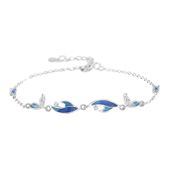 DAWO 925 Sterling Silver Bracelets Women's-0