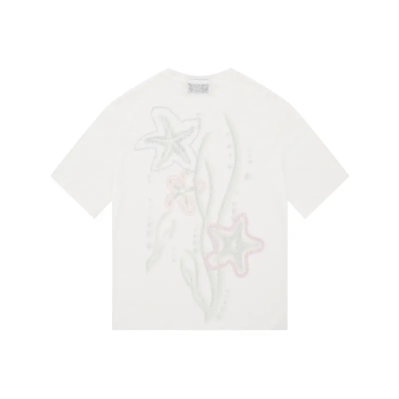 Vine Color T Shirts Women's White-1