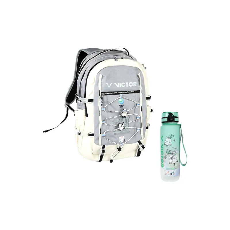 VICTOR Sudan Cup Collection Badminton Racket Bags Backpack Lunar Rock Gray Unisex-4