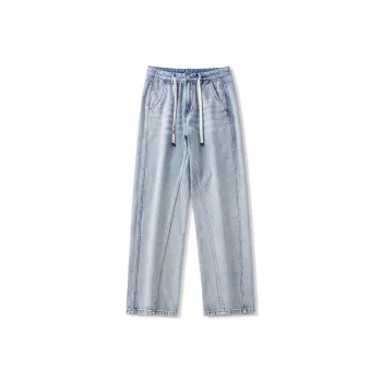 SNOW FLYING Jeans Unisex Light Cyan