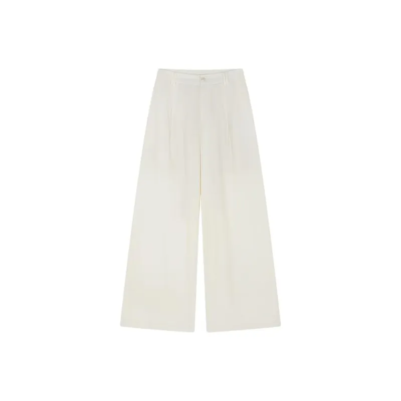 IHIMI Casual Pants Women's Gardenia White-0