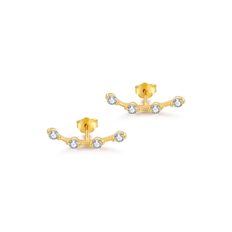 NIGHT RIDER DRIGINAL 925 Sterling Silver Stud Earrings Women's-0