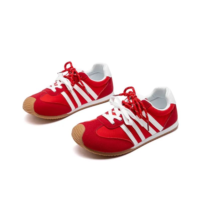JIETEGONGYANG Lightweight And Breathable Low Top Skateboard Shoes Women's-20