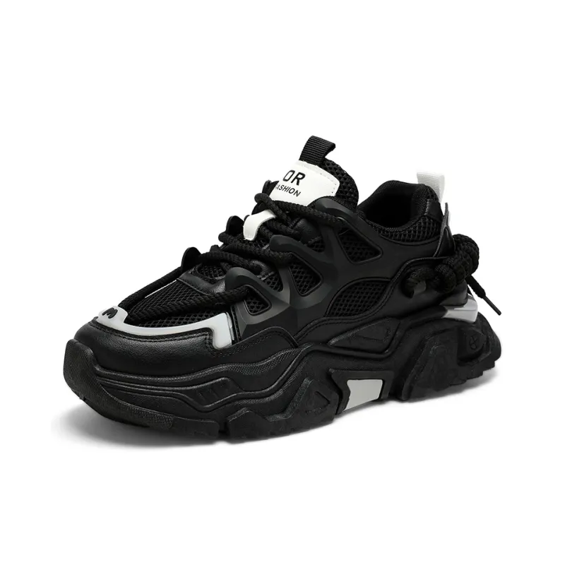 HACKBUTEER Low Top Chunky Sneakers Men's Box Included-16