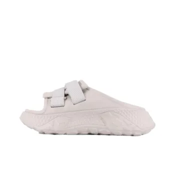 Palladium Slip Resistant Abrasion Resistant Slide Slippers Unisex Light Gray