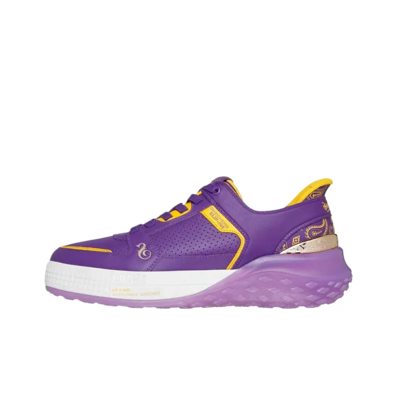 SNOOP DOGG x Skechers Snoop Sizzle Toke Mid Top Casual Shoes Men's Purple-0