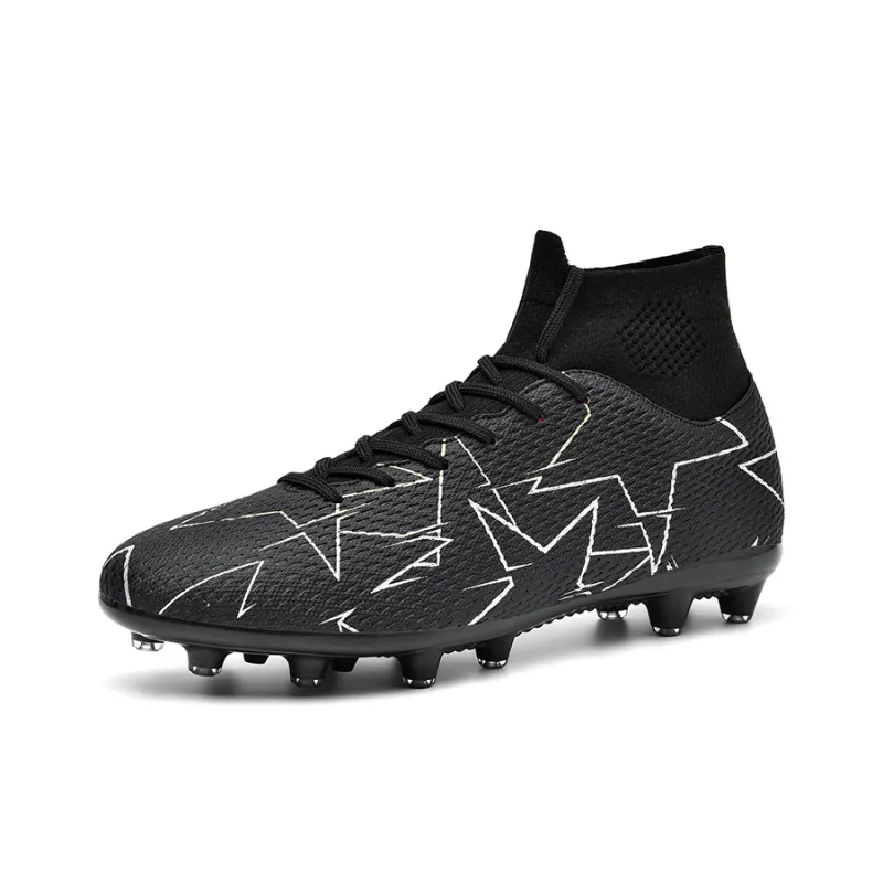 Sportful Soccer Shoes Unisex High Top White/Black/Aqua-10
