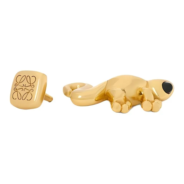 LOEWE Brass With Enamel Bag Accessory Unisex Gold-2