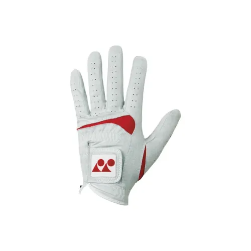 YONEX Artificial Leather Sports Gloves Unisex Red