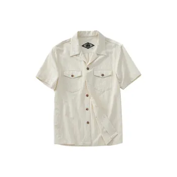 SOARIN YUPPIE Shirts Men Adhere To White
